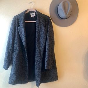 Old Navy animal print coat